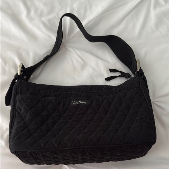 Vera Bradley Black Quilted Shoulder Bag - Picture 1 of 3